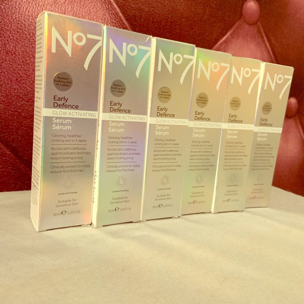 No7 early defence glow activating serum